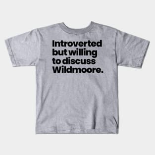 Batwoman  - Introverted but willing to discuss Wildmoore - Black Kids T-Shirt